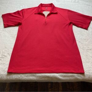 Nike Golf Fit-Dri Sphere Micro React 1/4 Zip Polo Shirt Size Large